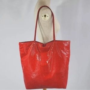 Carlos Falchi Python Embossed Bag VINTAGE